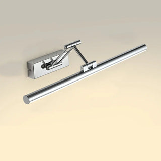 Chrome Modern Linear LED Swing Arm Vanity Lights Zawala Image - 6