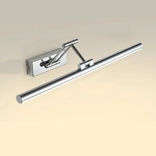 Chrome Modern Linear LED Swing Arm Vanity Lights Zawala Image - 7