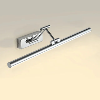 Chrome Modern Linear LED Swing Arm Vanity Lights Zawala Image - 8