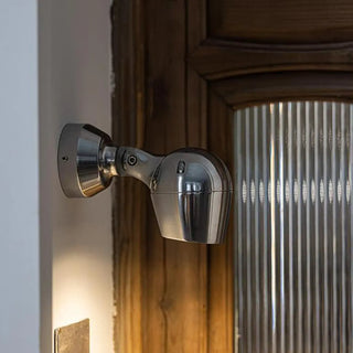 Adjustable Chrome Monitor Shape Exterior Wall Lamp Zawala Image - 2