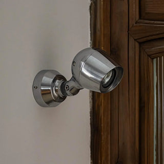 Adjustable Chrome Monitor Shape Exterior Wall Lamp Zawala Image - 3