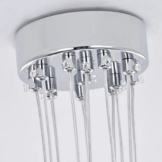 ZOWALA - Modern Cluster Bubble Clear Glass Pendant Light Chandelier Image - 19