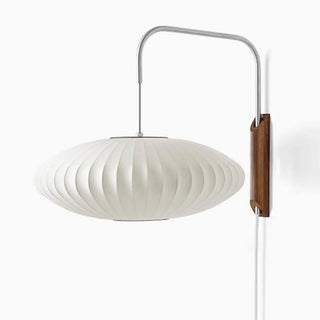 Modern White Silk Lantern Shade Chrome Wall Sconce Zawala Image - 4