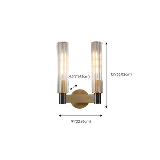 ZOWALA - Modern Crystal Brass Vanity Light Image - 14