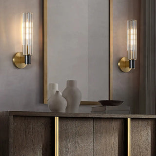 ZOWALA - Modern Crystal Brass Vanity Light Image - 3