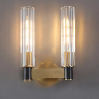 ZOWALA - Modern Crystal Brass Vanity Light Image - 5