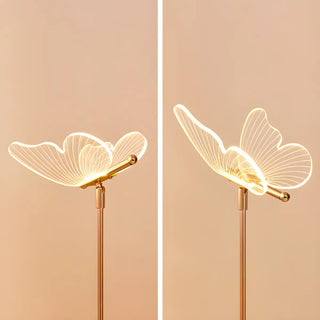 Gold Elegant Hollow Butterfly Metal Decor Table Lamp Zawala Image - 11