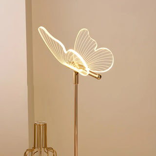 Gold Elegant Hollow Butterfly Metal Decor Table Lamp Zawala Image - 14