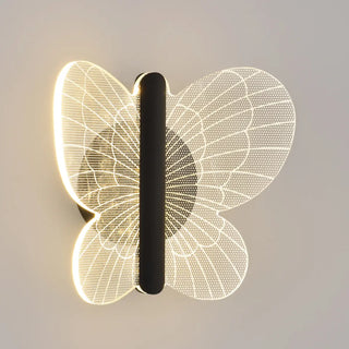 Kids' Room Beautiful Gold Butterfly Wall Sconce Zawala Image - 7