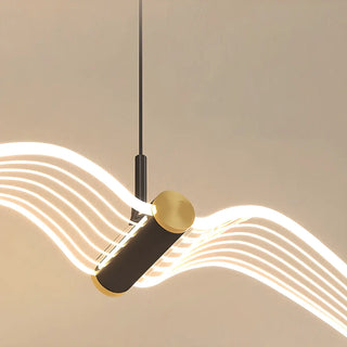Unique Bedroom Clear Acrylic Seagull Bird LED Pendant Light Zawala Image - 7
