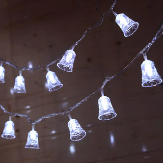 ZOWALA - Modern Clear Bell LED Deco String Light Image - 3