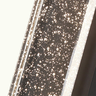 Modish Clear Rectangular Metal External LED Wall Light Zawala Image - 8