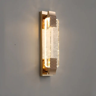 Modern Cylinder Clear Crystal Wall Sconce Light Zawala Image - 11