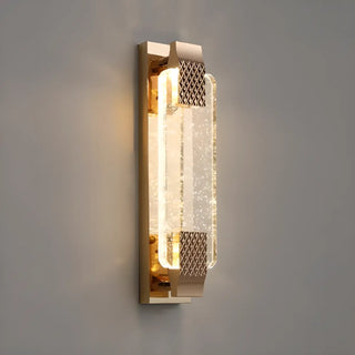 Modern Cylinder Clear Crystal Wall Sconce Light Zawala Image - 12