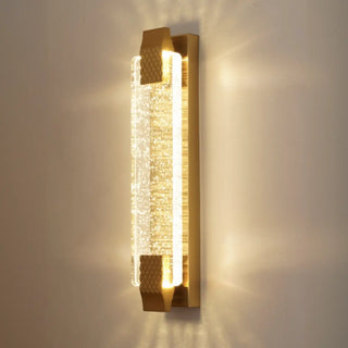 Modern Cylinder Clear Crystal Wall Sconce Light Zawala Image - 13