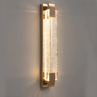 Modern Cylinder Clear Crystal Wall Sconce Light Zawala Image - 15