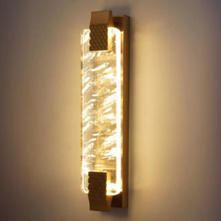 Modern Cylinder Clear Crystal Wall Sconce Light Zawala Image - 16