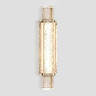 Modern Cylinder Clear Crystal Wall Sconce Light Zawala Image - 18