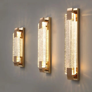 Modern Cylinder Clear Crystal Wall Sconce Light Zawala Image - 19