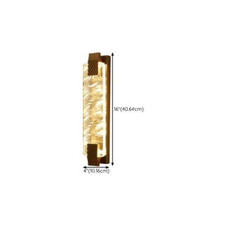 Modern Cylinder Clear Crystal Wall Sconce Light Zawala Image - 35