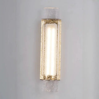 Modern Cylinder Clear Crystal Wall Sconce Light Zawala Image - 9
