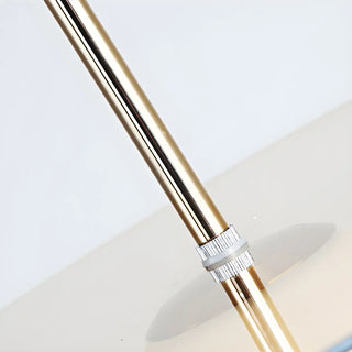 Modern Circular Disc White Globe Dining Room Pendant Ligh Image - 12