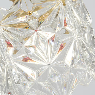 Modern Cylindrical Cube Clear Glass Pendant Light Zawala Image - 6