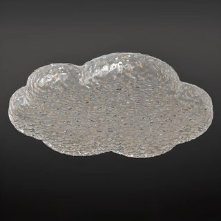 ZOWALA - Modern Clear Resin Cloud Flush Mount Light Image - 6