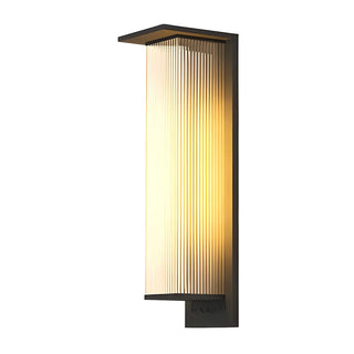 Waterproof Modern Clear Rectangle External Wall Light Zawala Image - 10