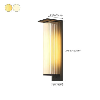 Waterproof Modern Clear Rectangle External Wall Light Zawala Image - 28