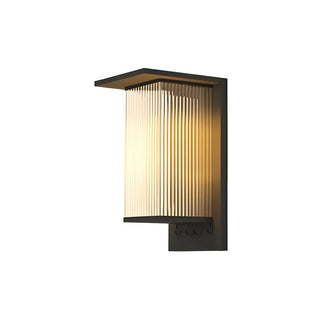 Waterproof Modern Clear Rectangle External Wall Light Zawala Image - 5