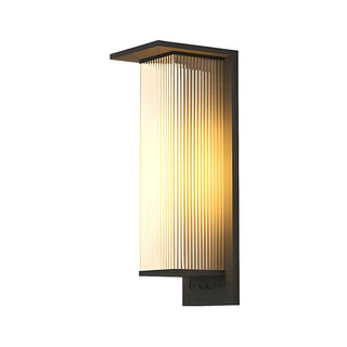 Waterproof Modern Clear Rectangle External Wall Light Zawala Image - 9