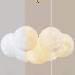 ZOWALA - Modern Globe Glass Ceiling Pendant Light Fixture Image - 10