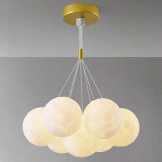 ZOWALA - Modern Globe Glass Ceiling Pendant Light Fixture Image - 11