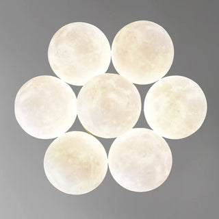 ZOWALA - Modern Globe Glass Ceiling Pendant Light Fixture Image - 16