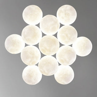 ZOWALA - Modern Globe Glass Ceiling Pendant Light Fixture Image - 17