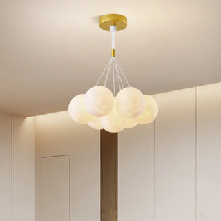 ZOWALA - Modern Globe Glass Ceiling Pendant Light Fixture Image - 20