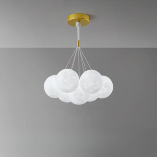 ZOWALA - Modern Globe Glass Ceiling Pendant Light Fixture Image - 4