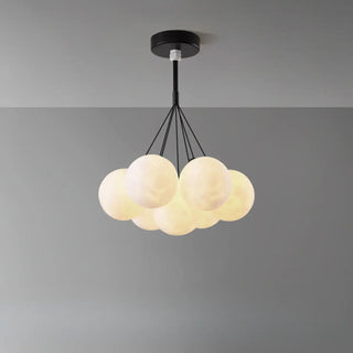 ZOWALA - Modern Globe Glass Ceiling Pendant Light Fixture Image - 5