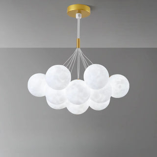 ZOWALA - Modern Globe Glass Ceiling Pendant Light Fixture Image - 7