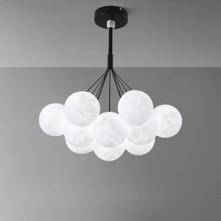 ZOWALA - Modern Globe Glass Ceiling Pendant Light Fixture Image - 8