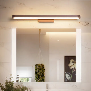 ZOWALA - Modern Coffee Curved LED Bathroom Vanity Light Image - 1