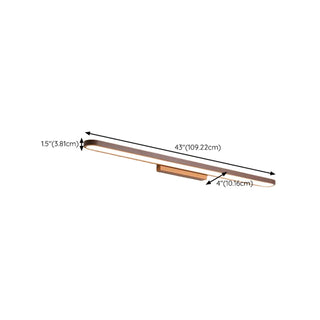 ZOWALA - Modern Coffee Curved LED Bathroom Vanity Light Image - 16