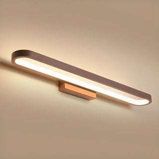 ZOWALA - Modern Coffee Curved LED Bathroom Vanity Light Image - 2