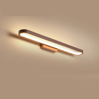 ZOWALA - Modern Coffee Curved LED Bathroom Vanity Light Image - 5