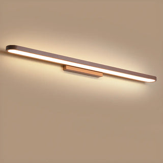 ZOWALA - Modern Coffee Curved LED Bathroom Vanity Light Image - 7