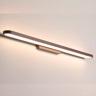 ZOWALA - Modern Coffee Curved LED Bathroom Vanity Light Image - 9