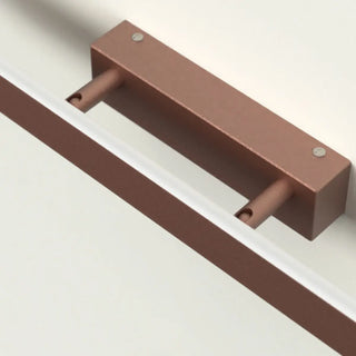 Pink Modern Rectangular Metal Bathroom Vanity Light Zawala Image - 10