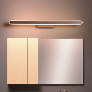 Pink Modern Rectangular Metal Bathroom Vanity Light Zawala Image - 3