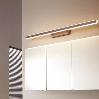 Pink Modern Rectangular Metal Bathroom Vanity Light Zawala Image - 5